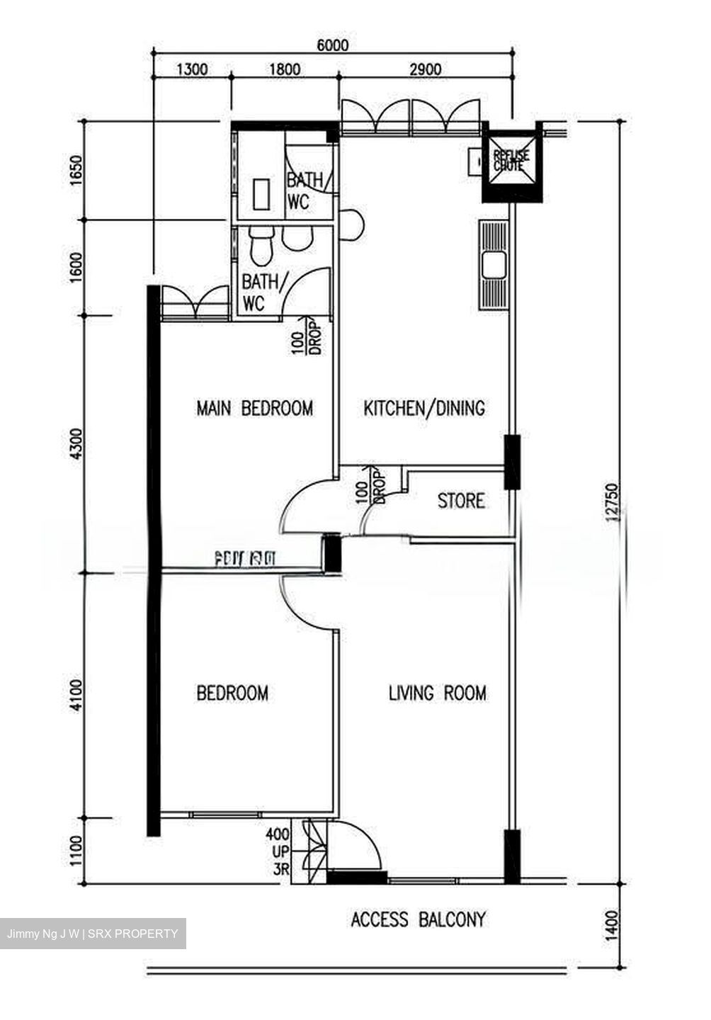 Blk 102 Bedok Reservoir Road (Bedok), HDB 3 Rooms #635583961